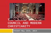 the Second Vatican COUNCIL AND  Modern Christianity
