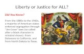 Liberty or Justice for ALL?