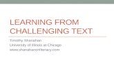 Learning from Challenging Text