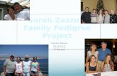 Sarah  Zazzu’s  Family Pedigree Project