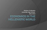 Economics in the  hellenistic  world