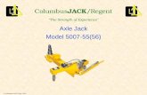 Axle Jack Model 5007-55(56)