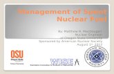 Management of Spent Nuclear Fuel