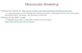 Mesoscale Modeling