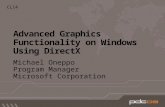 Advanced Graphics Functionality on Windows Using DirectX
