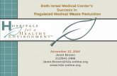 Beth Israel Medical Center’s  Success in  Regulated Medical Waste Reduction
