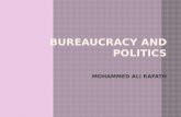BUREAUCRACY AND POLITICS
