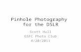 Pinhole Photography  for the DSLR