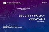 Security policy analyzer