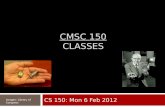 CMSC 150 classes