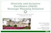 Diversity and Inclusive Excellence (D&IE) Strategic Planning Initiative