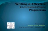 Writing & Effective  Communication; Plagiarism