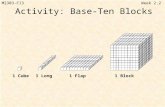 Activity: Base-Ten Blocks