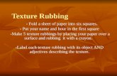 Texture Rubbing