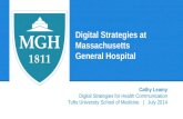 Digital Strategies at Massachusetts  General Hospital