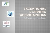 Exceptional Learning Opportunities