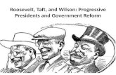 Roosevelt, Taft, and Wilson: Progressive Presidents and Government Reform
