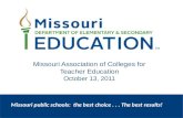 Missouri public schools:  the best choice . . . The best results!