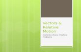 Vectors  & Relative Motion