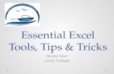 Essential Excel Tools, Tips & Tricks