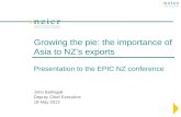 Growing the pie: the importance of Asia to NZ’s exports