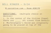 Bell Ringer –  9/24