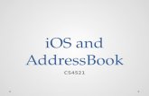 iOS  and  AddressBook