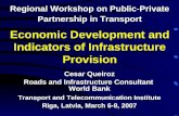 Economic Development and Indicators of Infrastructure Provision