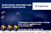 Monitoring weather and climate from space