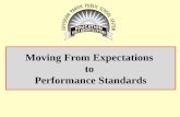Moving From Expectations  to  Performance Standards