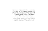 Cane run Watershed Changes over time
