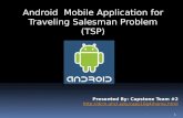 Android  Mobile Application for Traveling Salesman Problem (TSP)