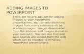 Adding Images to PowerPoint