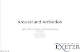 Arousal and Activation