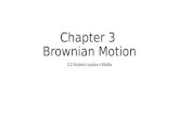 Chapter 3  Brownian Motion