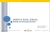 Direct Mail, Email,  Web  Integration