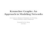 Kronecker  Graphs: An Approach to Modeling Networks