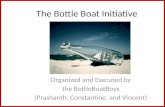 The Bottle Boat Initiative