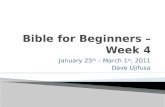 Bible for Beginners â€“ Week 4