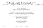 “Flying High, Landing Soft”:  An  Innovative Entrepreneurial Curriculum for  SMEs  Going Abroad