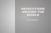 Revolutions around the world