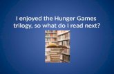 I  enjoyed the Hunger Games  trilogy, so what do I read next?
