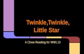 Twinkle,Twinkle, Little Star