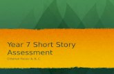 Year 7 Short Story Assessment