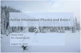 Active Microwave Physics and Basics