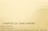 Chapter 26: Qing Empire