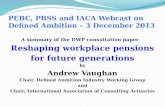 PEBC , PBSS and IACA Webcast on  Defined Ambition – 3 December 2013