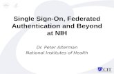 Single Sign-On, Federated Authentication and Beyond at NIH