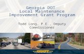 Georgia DOT  Local Maintenance Improvement Grant Program