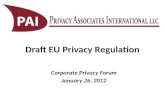 Draft EU Privacy Regulation